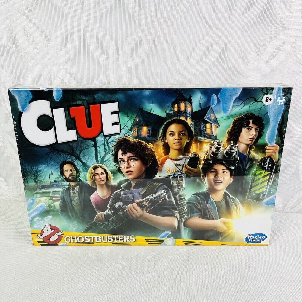 Clue Ghostbusters‎ Edition Game, Cooperative Board Game for Kids Ages 8 and Up